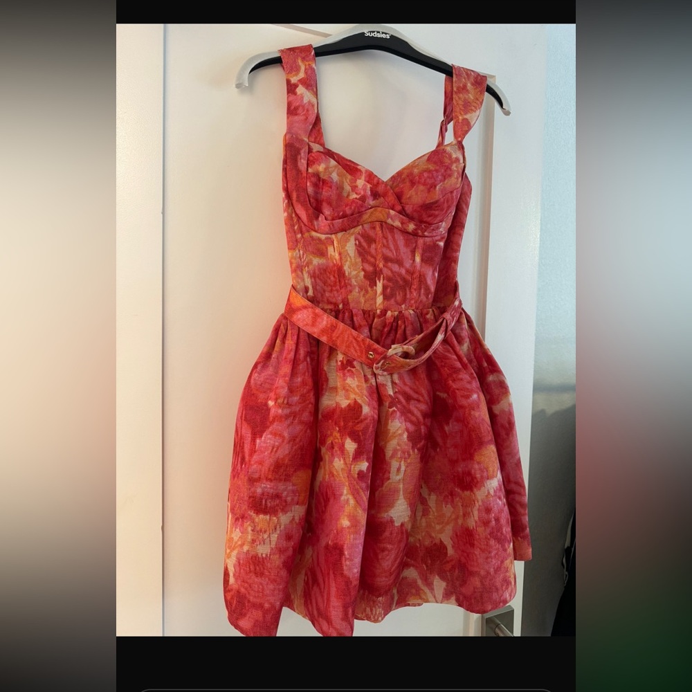 ZIMMERMAN HIGH TIDE LINEN & SILK MINI